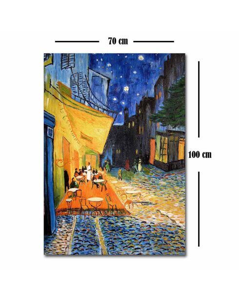 Tableau reproduction Van gogh multicolore - 70x100 cm