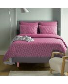 Parure Housse de couette Vague rose - 240x220 cm