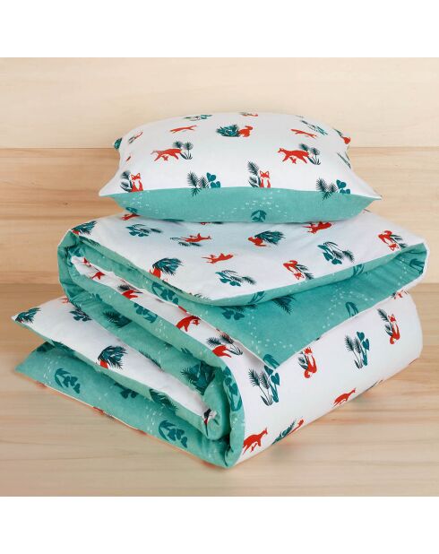 Juego de funda de edredón multicolor Nile Blue