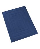 Alfombra de baño azul índigo del Pacífico - 50x75 cm