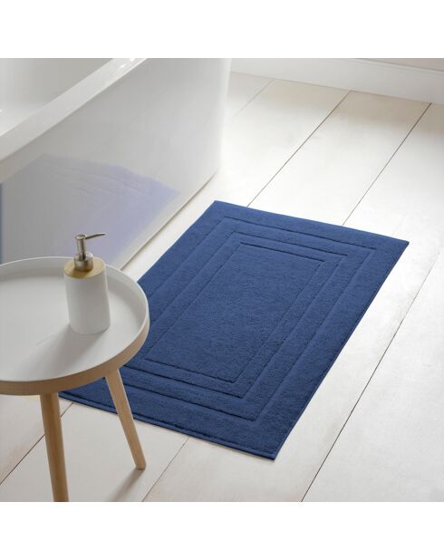 Tapis de bain Pacifique bleu indigo - 60x100 cm
