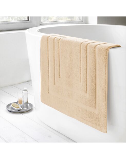 Tapis de bain Pacifique beige - 60x100 cm