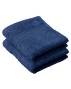 Stephanie Gästeservietten, 30 x 50 cm, Indigoblau, 2 Stück