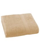 Drap de bain Stephanie beige - 100x150 cm