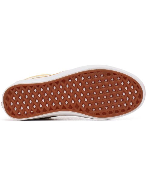 Sneakers en Velours de Cuir & Toile ComfyCush Old Skool jaunes