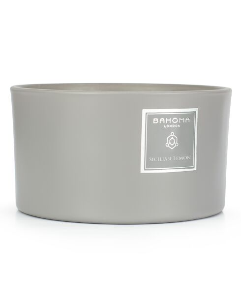 Bougie parfumée Ash Citron sicilien - 3 mèches 40h