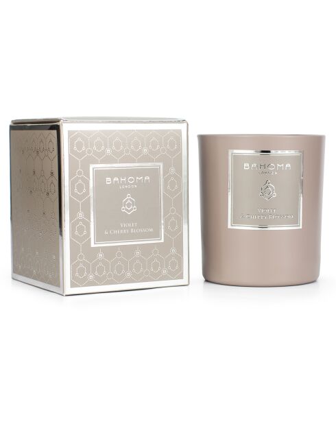 Bougie parfumée Sand Violette & Cerisier - 1 mèche 75h