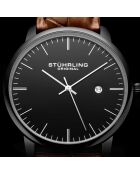Montre Homme en Cuir Quartz Symphony marron