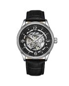 Montre Homme en Cuir Automatique Legacy noire