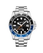Montre Homme Swiss Quartz Aquadiver en Acier inoxydable argentée