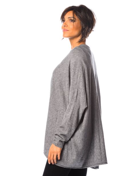 Pull Ora gris foncé