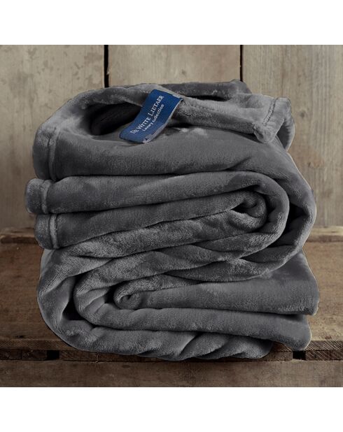 Plaid Softy gris - 150x200 cm