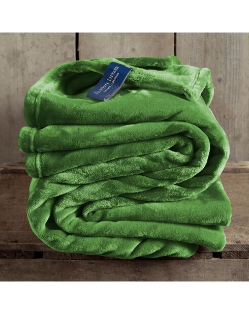 Plaid Cosy vert cactus - 150x200 cm