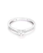 Anello Love, diamante Always in oro bianco 0,15 ct