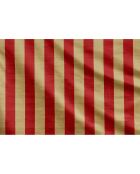 Tissu en Soie mélangée Rigato Mantova oro - Laize 137 cm