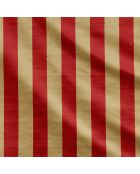 Tissu en Soie mélangée Rigato Mantova oro - Laize 137 cm