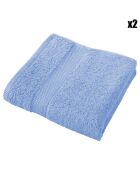 2 blaue Stephanie Servietten - 50x100 cm