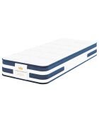 Balthazar Memory-Foam-Matratze weiß/blau - 80x200 cm