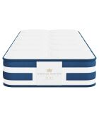 Balthazar Matratzen- und Boxspring-Set, 90 x 200 cm, weiß/blau