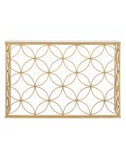 Sterconsole van goud/wit marmer - 80x120x40 cm
