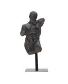Sculpture Museum Homme noire - 57.5x26x22 cm