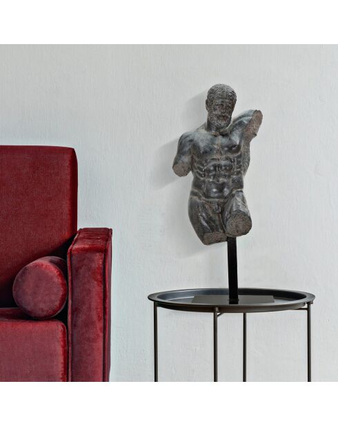Sculpture Museum Homme noire - 57.5x26x22 cm