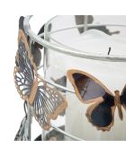 Bougeoir Farfalle multicolore - 23.5x15x15 cm
