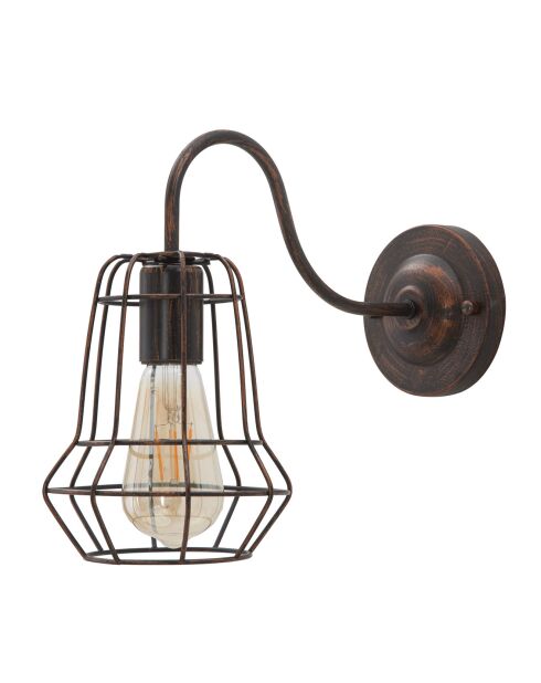 Applique Murale Industry brun foncé - 27.5x33x15 cm