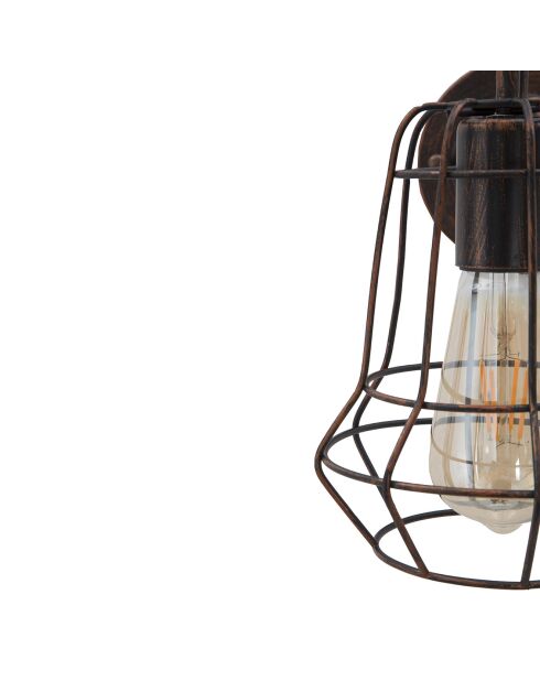 Applique Murale Industry brun foncé - 27.5x33x15 cm