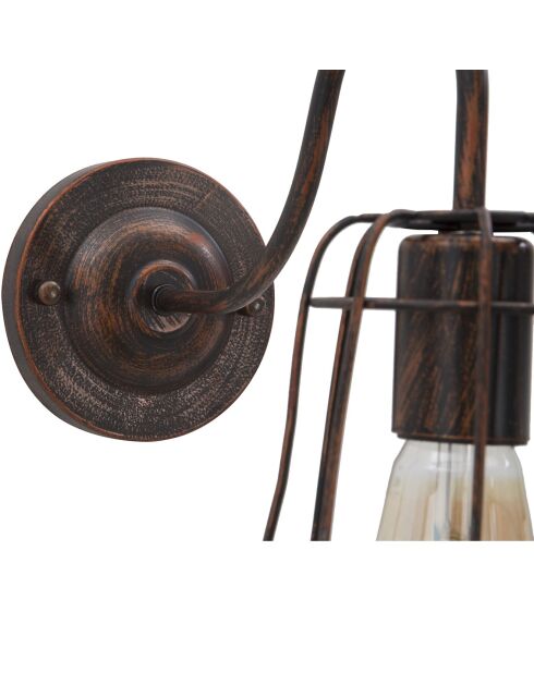 Applique Murale Industry brun foncé - 27.5x33x15 cm