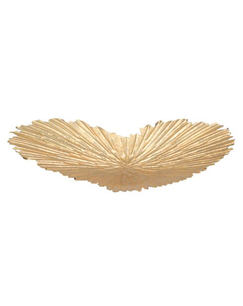 Plateau coeur doré - 29x25 cm