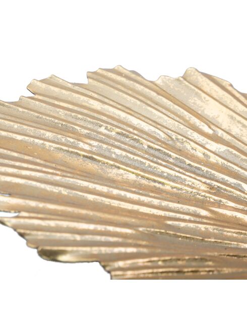 Plateau coeur doré - 29x25 cm