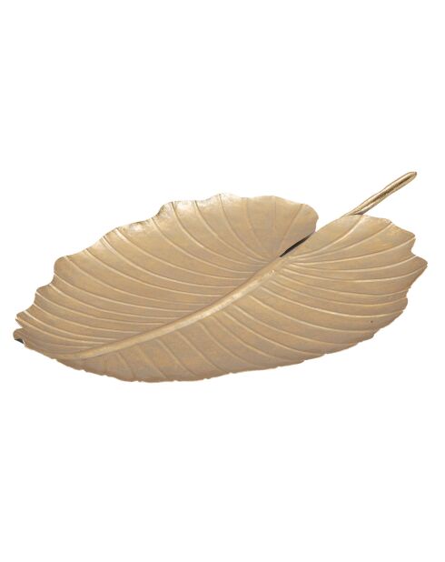 Feuille décorative Glam dorée - 35.5x23x2 cm