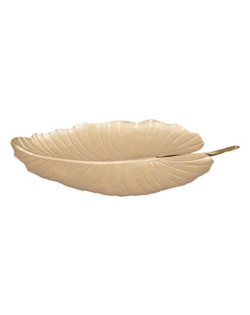 Feuille décorative Glam dorée - 35.5x23x2 cm