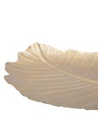 Feuille décorative Glam dorée - 35.5x23x2 cm