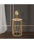 Petite Table Venice dorée - D.37 cm