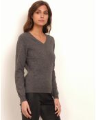 Pull Clara 100% Cachemire gris foncé