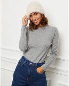 Pull Livia 100% Cachemire gris
