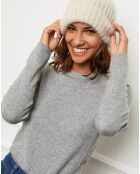 Pull Livia 100% Cachemire gris