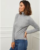 Grauer Pullover Charlotte aus 100% Kaschmir