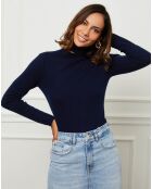 Pull Charlotte 100% Cachemire marine