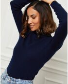 Pull Charlotte 100% Cachemire marine