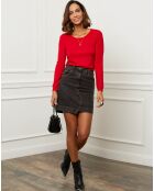 Pull en Cachemire mélangé Célia bordeaux