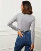 Pull en Cachemire mélangé Célia gris