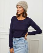 Pull en Cachemire mélangé Célia marine