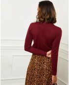 Louna burgunderfarbener Pullover