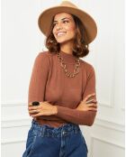Pull en Cachemire mélangé Louna  café