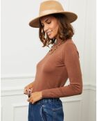 Pull en Cachemire mélangé Louna  café