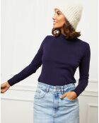 Pull en Cachemire mélangé Louna  marine