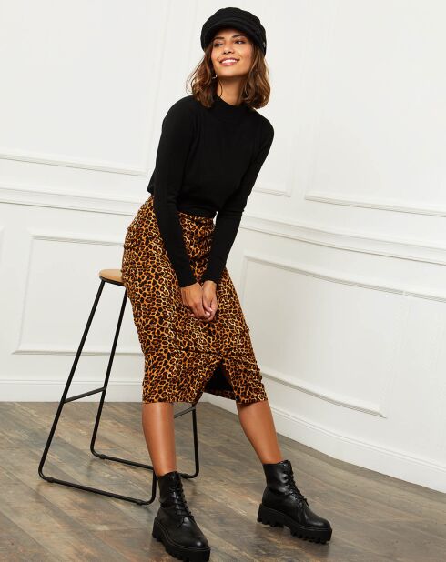 Pull en Cachemire mélangé Louna  noir